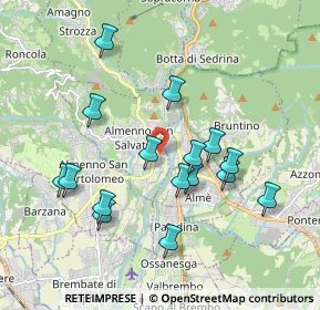 Mappa Via Madonna del Castello, 24031 Almenno San Salvatore BG, Italia (1.82188)