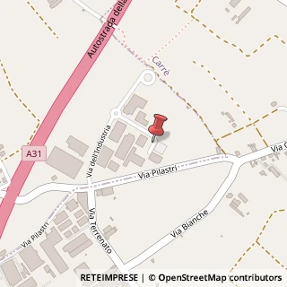 Mappa Via della Tecnica, 14, 36013 Piovene Rocchette, Vicenza (Veneto)