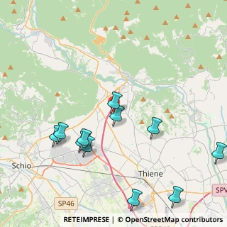 Mappa Via della Tecnica, 36013 Piovene Rocchette VI, Italia (4.63182)