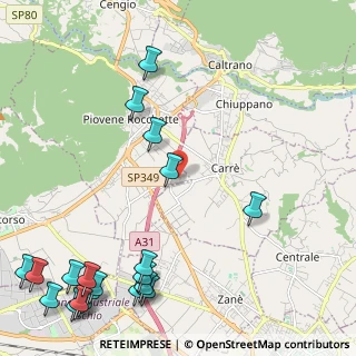 Mappa Via della Tecnica, 36013 Piovene Rocchette VI, Italia (3.2205)