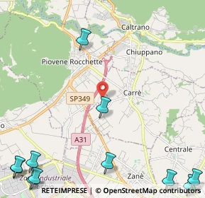 Mappa Via della Tecnica, 36013 Piovene Rocchette VI, Italia (3.74455)