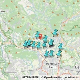 Mappa Via fratelli e ed e rota negroni, 24030 Palazzago BG, Italia (3.02)