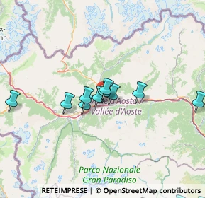 Mappa Viale del Gran S. Bernardo, 11100 Aosta AO, Italia (26.4455)