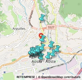 Mappa Viale del Gran S. Bernardo, 11100 Aosta AO, Italia (0.834)