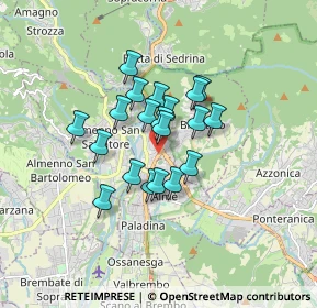 Mappa Via Mazzi, 24018 Villa d'Almè BG, Italia (1.171)