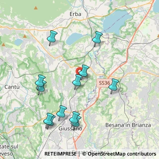 Mappa Via Sant'Ambrogio, 22044 Inverigo CO, Italia (4.31583)