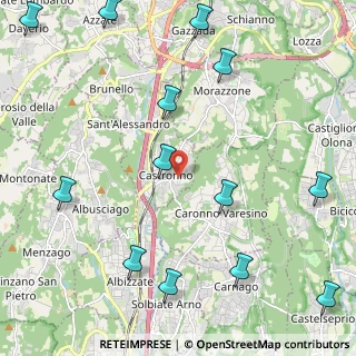 Mappa Via Papa Giovanni XXIII, 21040 Castronno VA, Italia (2.90692)
