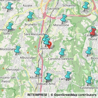 Mappa Via Papa Giovanni XXIII, 21040 Castronno VA, Italia (3.01176)