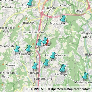 Mappa Via Papa Giovanni XXIII, 21040 Castronno VA, Italia (2.43333)