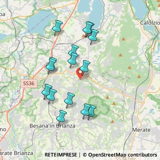 Mappa Via delle Industrie, 23896 Sirtori LC, Italia (3.70933)