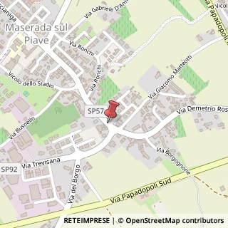 Mappa Via Demetrio Rossi,  12, 31052 Maserada sul Piave, Treviso (Veneto)
