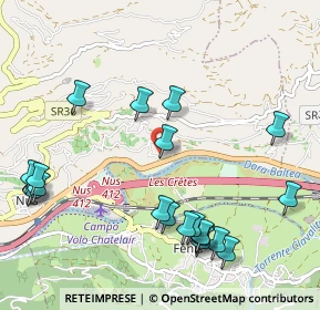 Mappa Frazione Rovarey, 11020 Nus AO, Italia (1.2275)