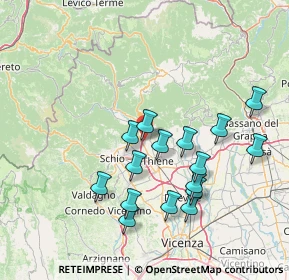 Mappa Via dell'Industria, 36013 Piovene Rocchette VI, Italia (14.49688)
