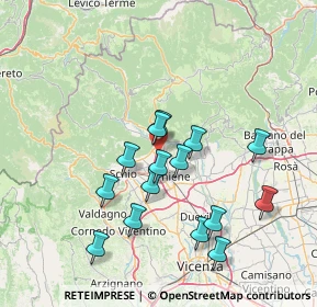 Mappa Via dell'Industria, 36013 Piovene Rocchette VI, Italia (13.74067)