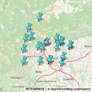 Mappa Via dell'Industria, 36013 Piovene Rocchette VI, Italia (6.707)