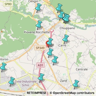 Mappa Via dell'Industria, 36013 Piovene Rocchette VI, Italia (2.65267)