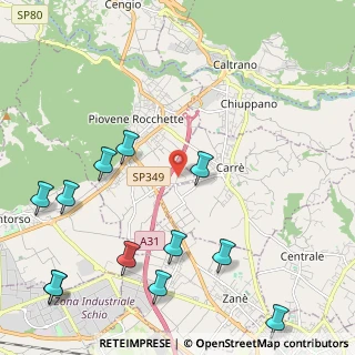 Mappa Via dell'Industria, 36013 Piovene Rocchette VI, Italia (2.83)