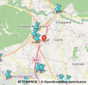 Mappa Via dell'Industria, 36013 Piovene Rocchette VI, Italia (2.96818)