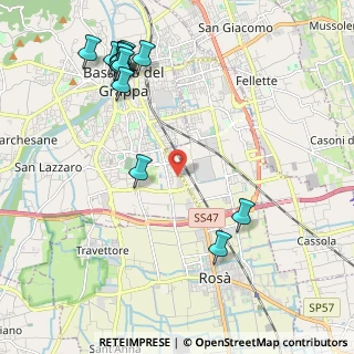 Mappa Via Pier Giorgio Frassati, 36061 Bassano del Grappa VI, Italia (2.575)