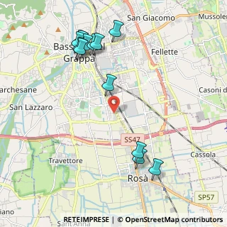 Mappa Via Pier Giorgio Frassati, 36061 Bassano del Grappa VI, Italia (2.34308)