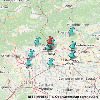 Mappa Via Pier Giorgio Frassati, 36061 Bassano del Grappa VI, Italia (10.66583)