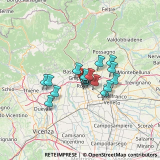 Mappa Via Pier Giorgio Frassati, 36061 Bassano del Grappa VI, Italia (9.72588)