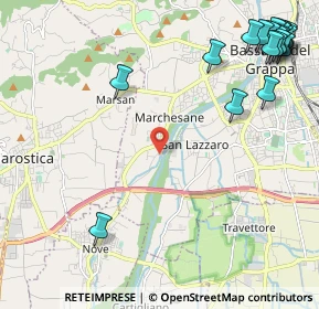 Mappa Strada Sette Case, 36061 Bassano del Grappa VI, Italia (3.21)
