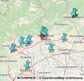 Mappa Strada Sette Case, 36061 Bassano del Grappa VI, Italia (15.618)