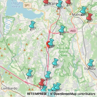 Mappa Via Stazione, 21040 Castronno VA, Italia (6.8615)