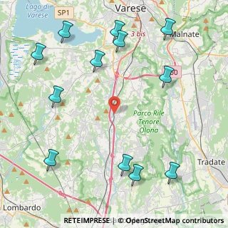 Mappa Via Stazione, 21040 Castronno VA, Italia (5.48167)