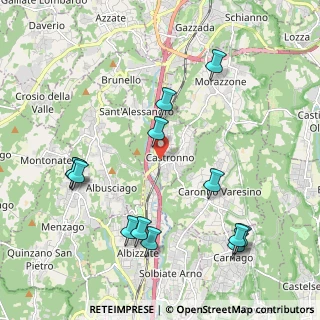 Mappa Via Stazione, 21040 Castronno VA, Italia (2.34231)