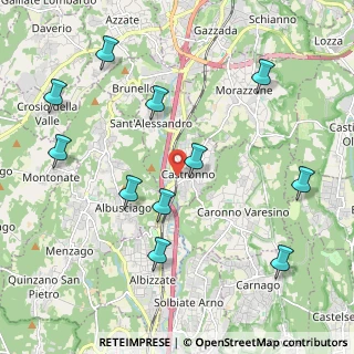 Mappa Via Stazione, 21040 Castronno VA, Italia (2.32818)