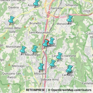 Mappa Via Stazione, 21040 Castronno VA, Italia (2.31)