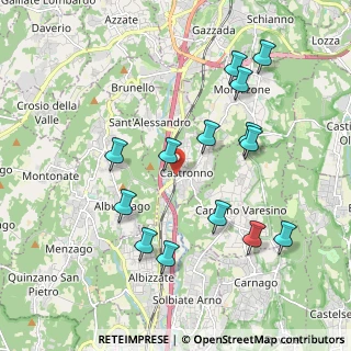 Mappa Via Stazione, 21040 Castronno VA, Italia (2.01714)