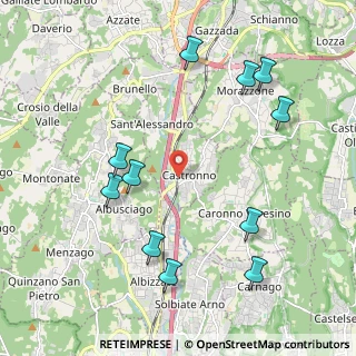 Mappa Via Stazione, 21040 Castronno VA, Italia (2.33182)