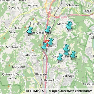 Mappa Via Stazione, 21040 Castronno VA, Italia (1.67727)