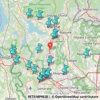 Mappa Via Stazione, 21040 Castronno VA, Italia (9.672)
