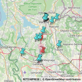 Mappa Via Stazione, 21040 Castronno VA, Italia (7.28)