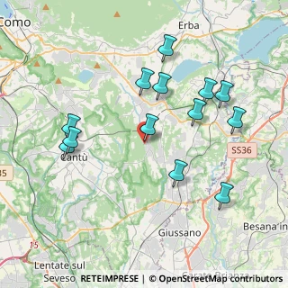 Mappa Via del Moriolo, 22040 Brenna CO, Italia (3.92)