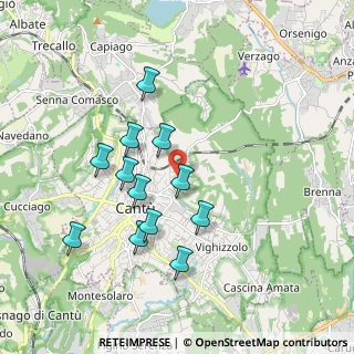 Mappa Via Seneca, 22063 Cantù CO, Italia (1.70083)