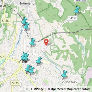 Mappa Via Seneca, 22063 Cantù CO, Italia (1.37091)