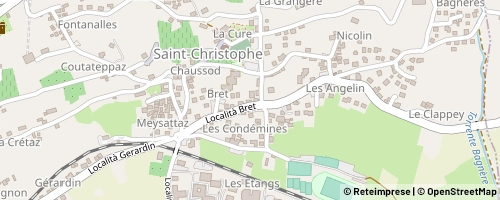 Mappa Saint-Christophe