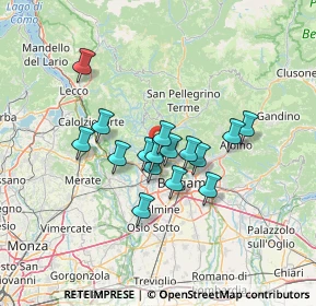 Mappa Via Giovanni Pascoli, 24031 Almenno San Salvatore BG, Italia (10.00375)