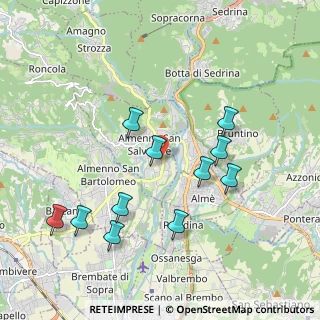 Mappa Via Giovanni Pascoli, 24031 Almenno San Salvatore BG, Italia (1.95273)