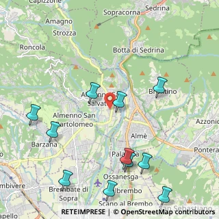 Mappa Via Giovanni Pascoli, 24031 Almenno San Salvatore BG, Italia (2.57182)
