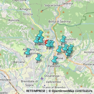 Mappa Via Giovanni Pascoli, 24031 Almenno San Salvatore BG, Italia (1.38214)