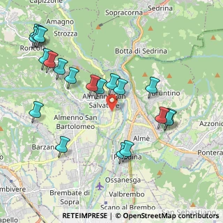 Mappa Via Giovanni Pascoli, 24031 Almenno San Salvatore BG, Italia (2.2955)