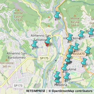 Mappa Via Giovanni Pascoli, 24031 Almenno San Salvatore BG, Italia (1.315)