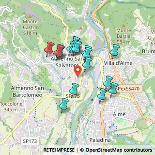 Mappa Via Giovanni Pascoli, 24031 Almenno San Salvatore BG, Italia (0.73)