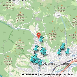 Mappa Via G. Caprini, 24022 Alzano Lombardo BG, Italia (1.23133)